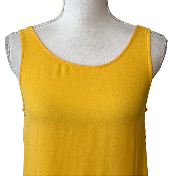 ADRIENNE VITTADINI Sleeveless Summer Shift Dress with Button Sides SZ Small - Picture 2 of 7